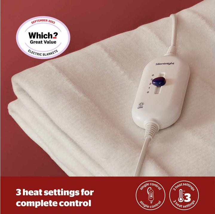 Silentnight Comfort Control Electric Under Blanket - Single