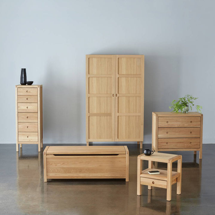 Habitat Radius 1 Drawer Bedside Table - Oak