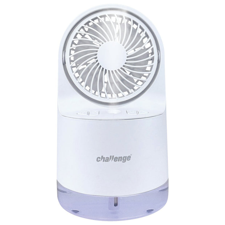 Challenge White Desk Misting Fan - 4 Inch