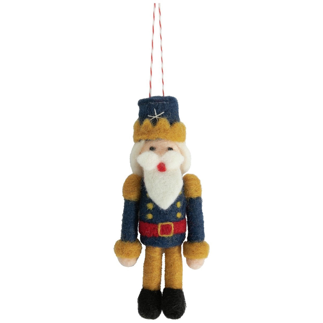 Home Pack of 3 Nutcracker Christmas Tree Hanging Decorations