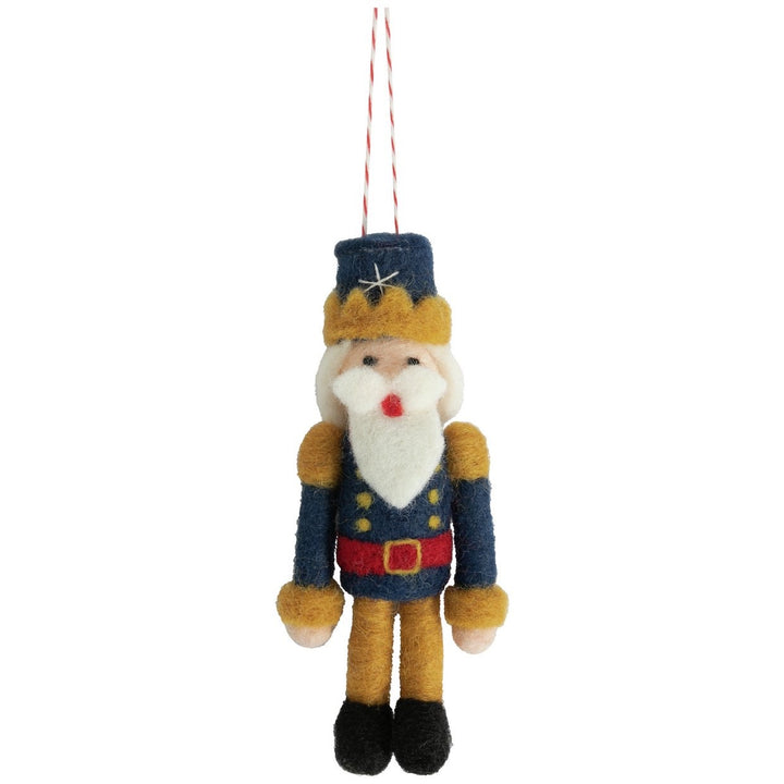 Home Pack of 3 Nutcracker Christmas Tree Hanging Decorations