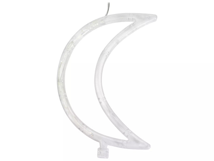 Habitat White LED Moon & Star Christmas Icicle Lights