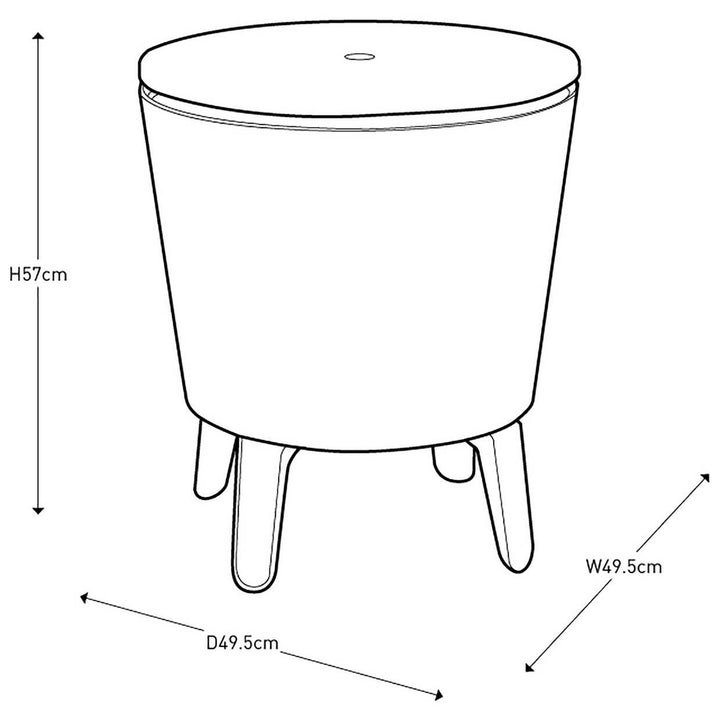 Keter Illuminated Cool Box - 30L