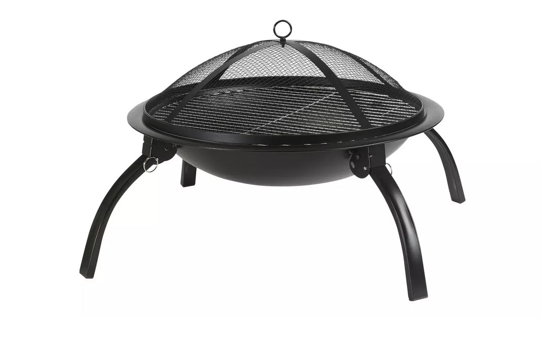 Home Foldable Firepit - Black