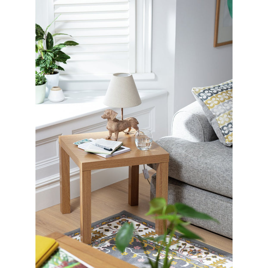 Home Apley End Table - Oak Effect
