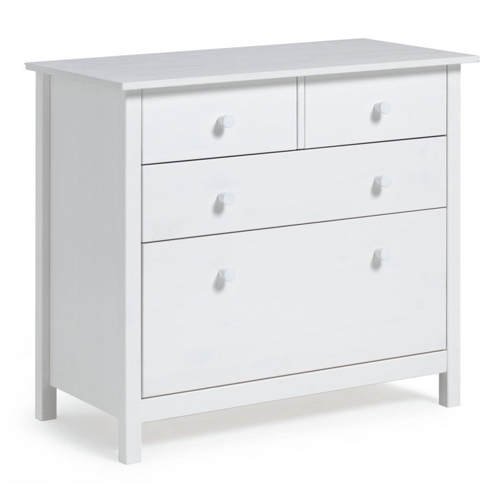 Home Kids Scandinavia 4 Chest of Drawers - White