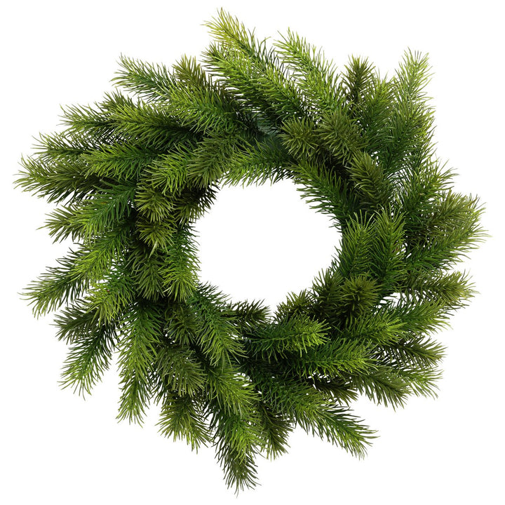Home Plain Foliage Christmas Door Wreath - Green