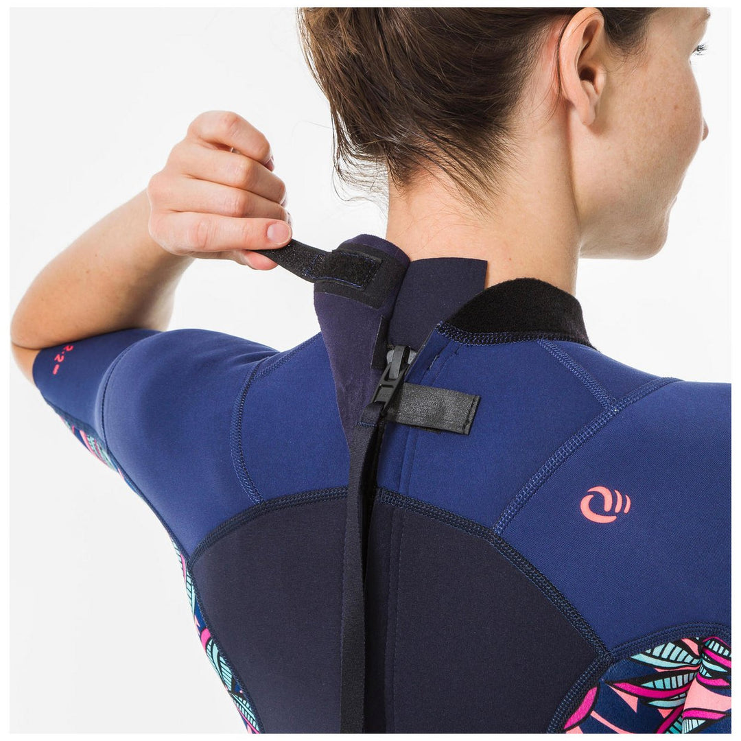 Decathlon Women's Surfing Shorty short-sleeved 500 WAKU S