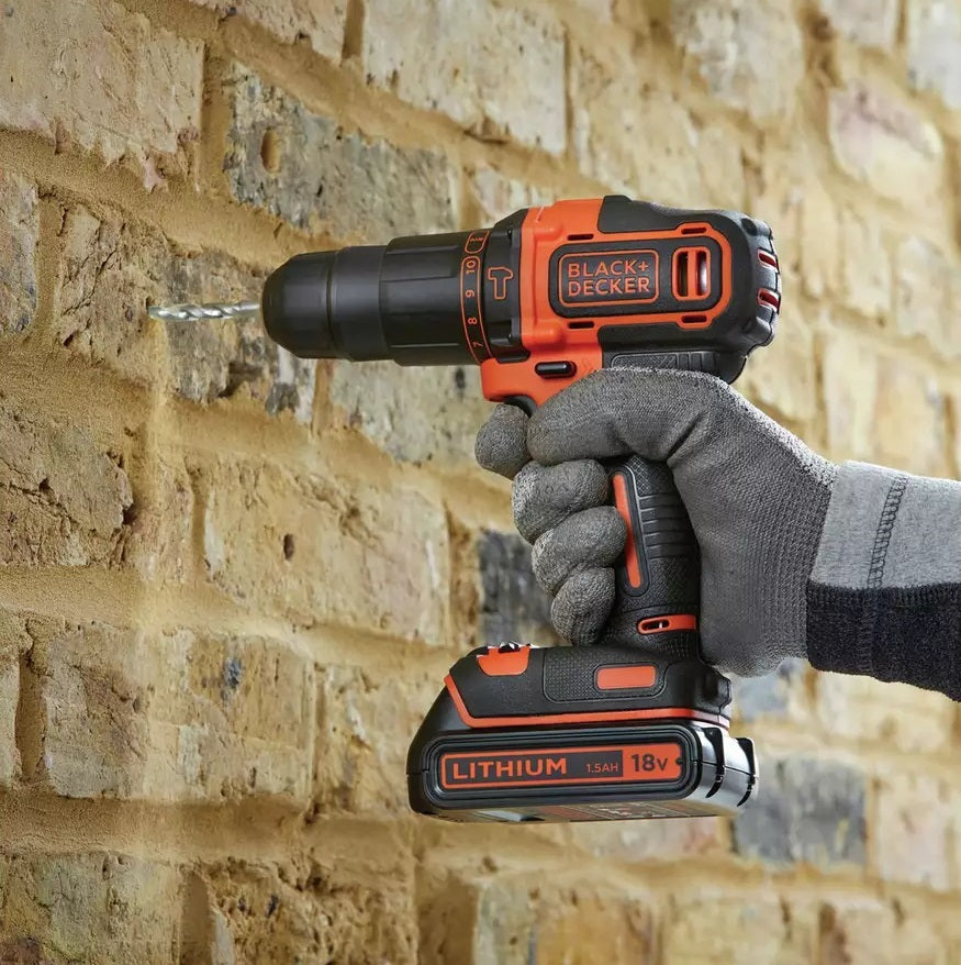 Black + Decker 1.5AH Cordless Twin Pack with 2 x18V Batteries