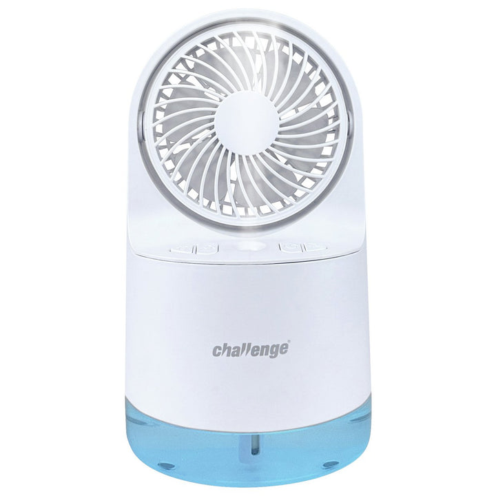 Challenge White Desk Misting Fan - 4 Inch