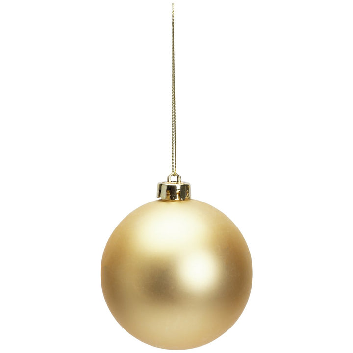 Home Pack Of 49 Shatterproof Christmas Tree Baubles Decoration - Gold