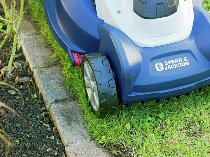 Spear & Jackson S4040X2CR 40cm Cordless Lawnmower 40v (No Batteries & No Charger
