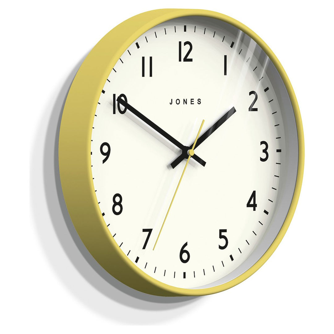 Jones Jam Wall Clock Cheeky - Yellow