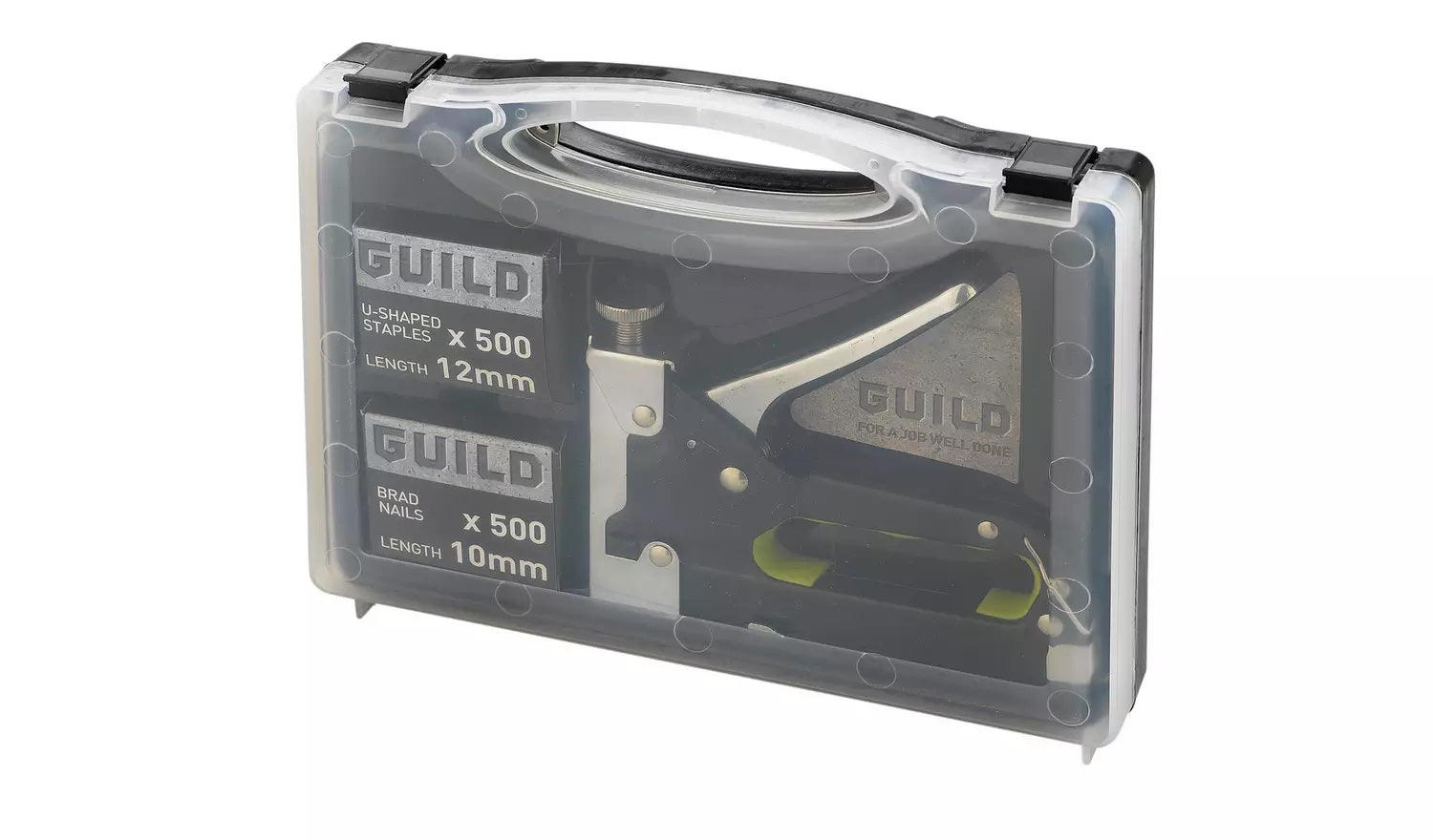 Guild 3in1 Manual Nail, Staple and UStaple Gun GED Outlet