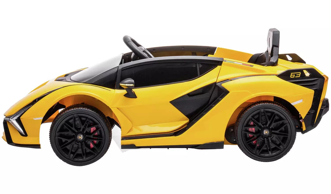 Hyper Lamborghini Sian 12V Powered Vehicle - Yellow