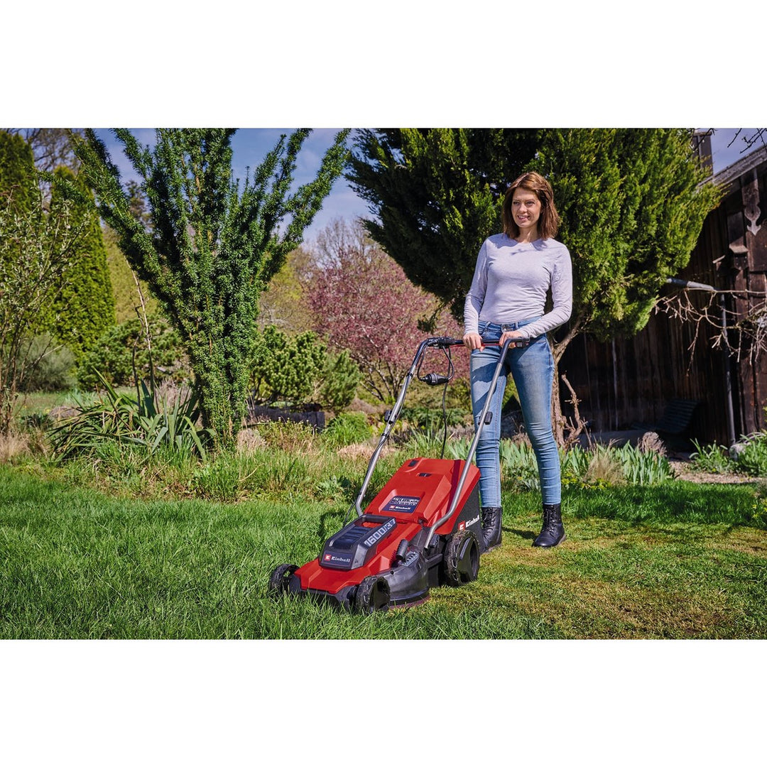 Einhell 37cm Corded Rotary Lawnmower - 1600W