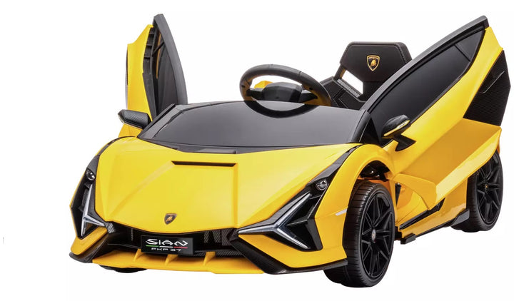 Hyper Lamborghini Sian 12V Powered Vehicle - Yellow