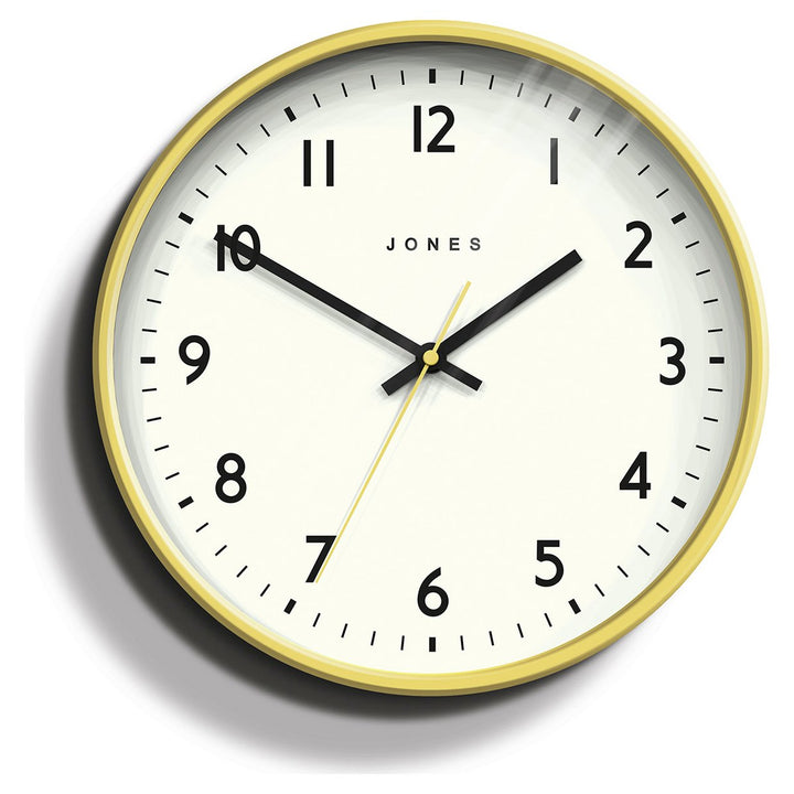 Jones Jam Wall Clock Cheeky - Yellow