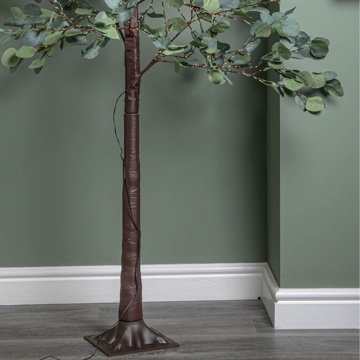 Samuel Alexander 6ft Light Up Eucalyptus Christmas Tree with 360 Warm White LEDs