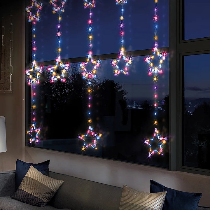 Premier 312 Multicolour Curtain LED Light (1.3M x 1.2M)