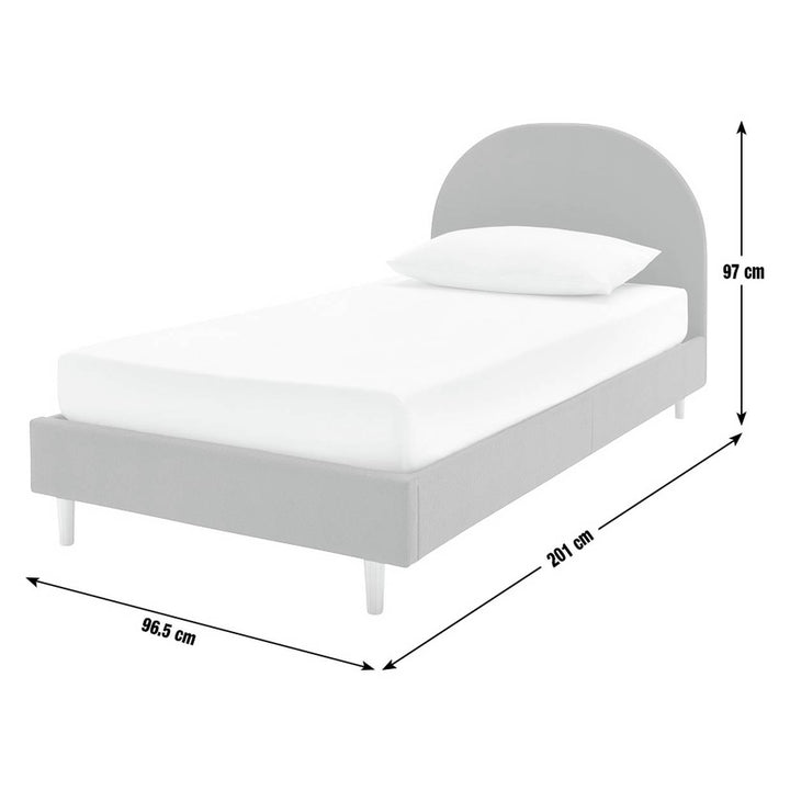 Habitat Olivia Single Bed Frame - Grey (Bed Frame Only)