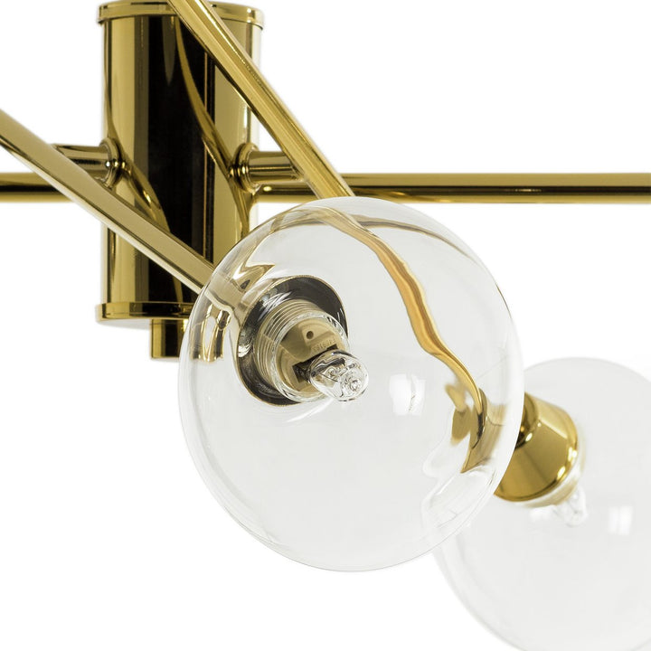 Habitat Sputnik Glass 6 Light Pendant Light – Gold