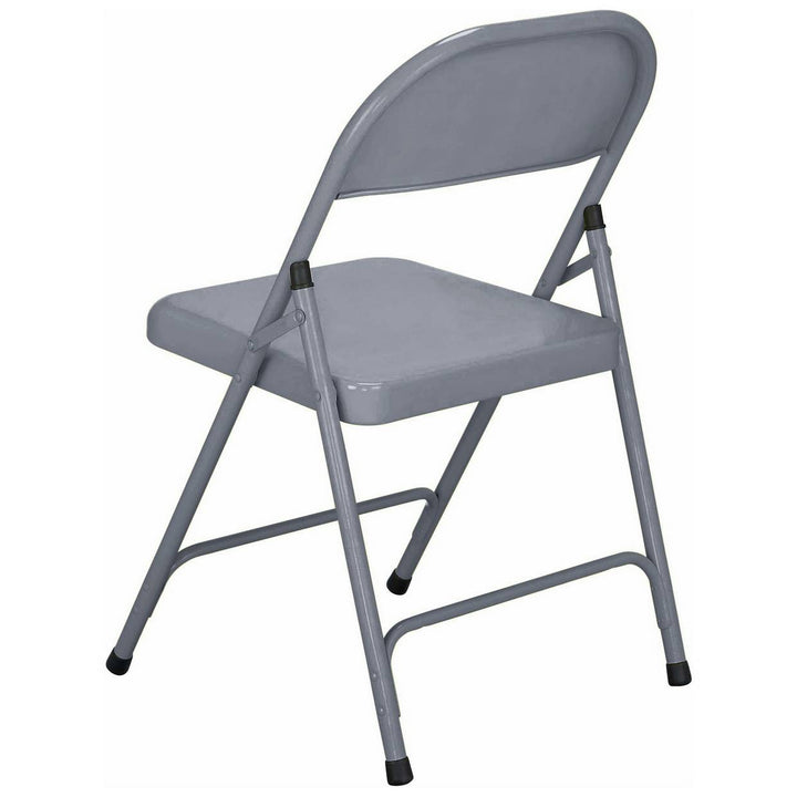 Habitat Macadam Metal Folding Chair - Grey