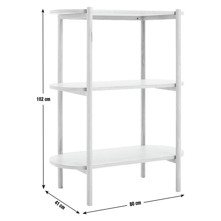Habitat Edin 3 Tier Shelving Unit - Natural