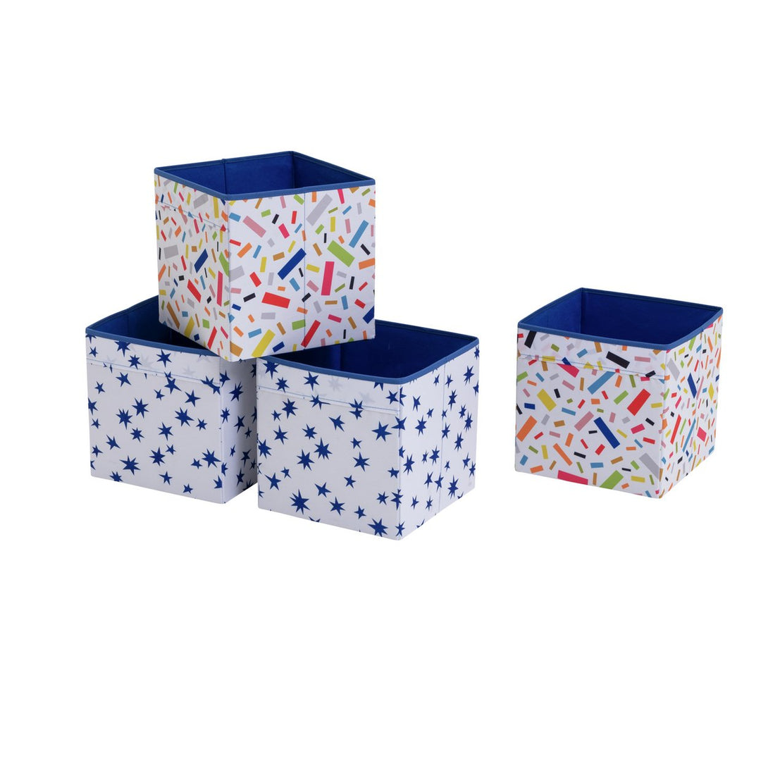 Habitat Zowie Set of 4 Pop Canvas Boxes