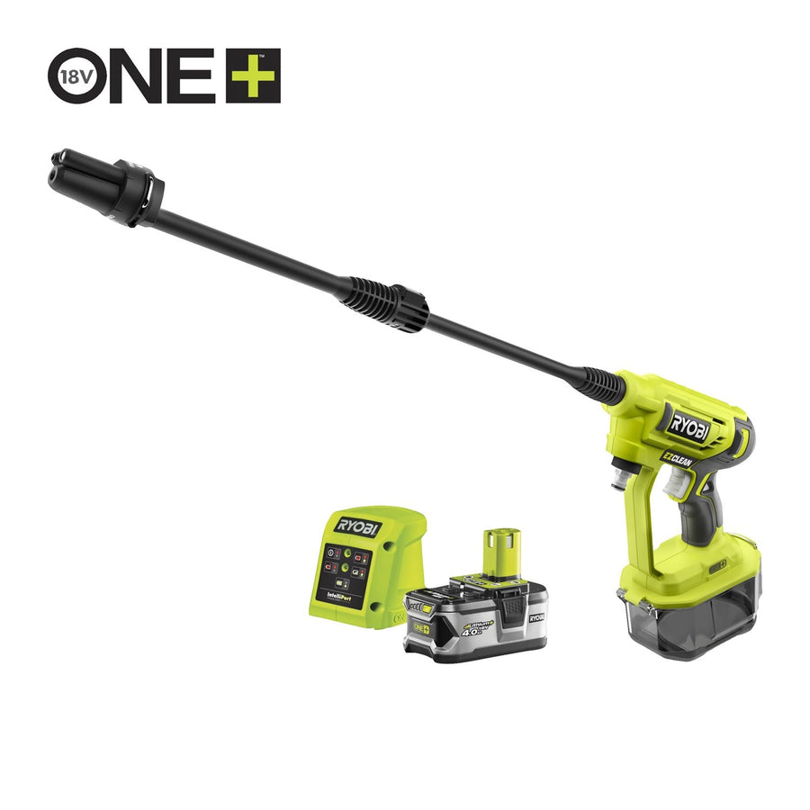 Ryobi RY18PW22A-140F 18V ONE+™ 22bar Cordless Power Washer Kit (1 x 4.0Ah)