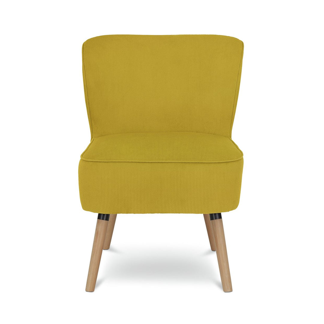 Habitat Eppy Fabric Accent Chair - Yellow