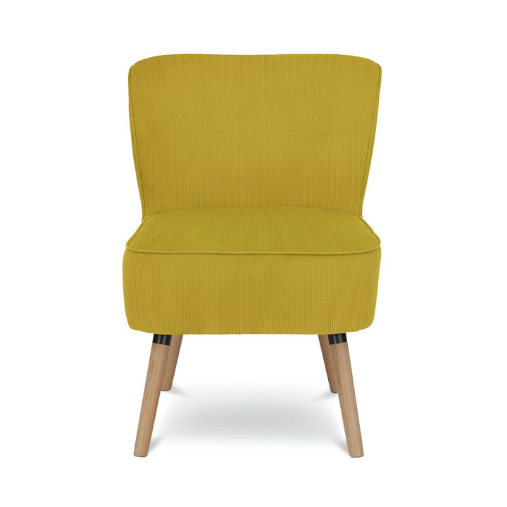 Habitat Eppy Fabric Accent Chair - Yellow