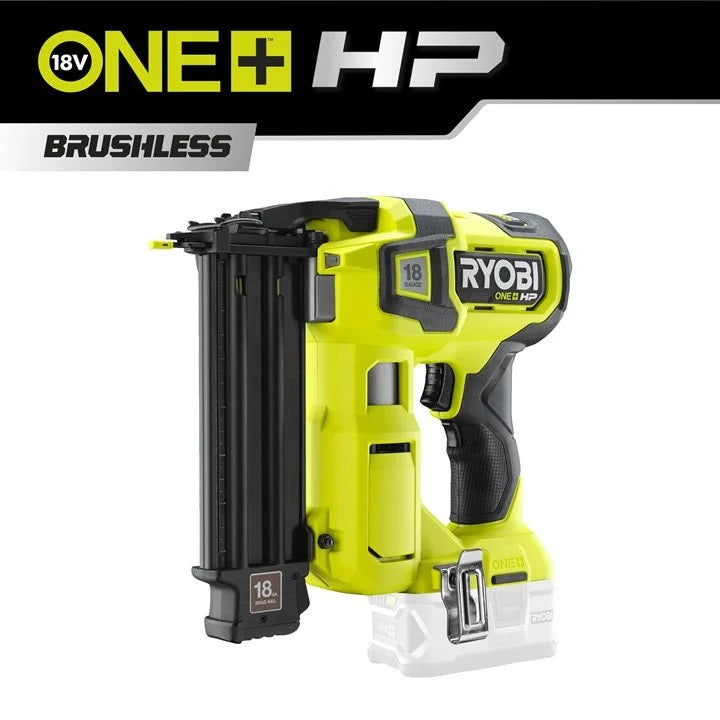 Ryobi R18GN18X-0 18V ONE+ HP Cordless Brushless 18 Gauge Nailer (Bare Tool)