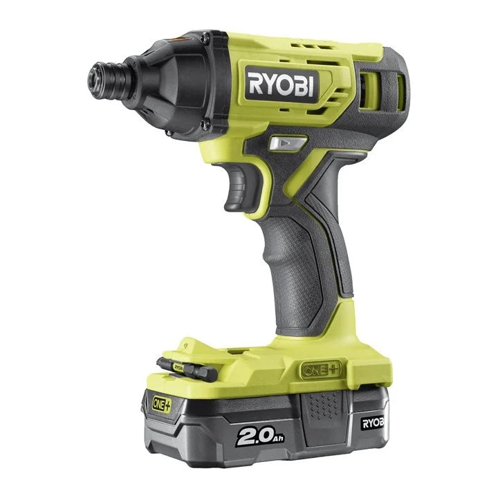 Ryobi R18ID2-120S 18V ONE+ Cordless Impact Driver Starter Kit (1 x 2.0Ah)