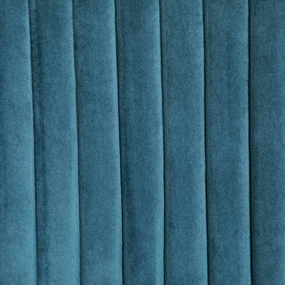 Habitat Nori Velvet Office Chair - Blue