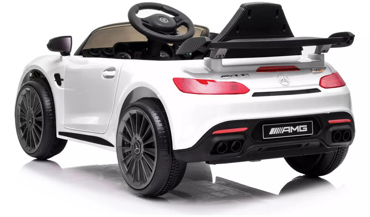 Mercedes Benz AMG GTR 6V Kids Electric Car - White