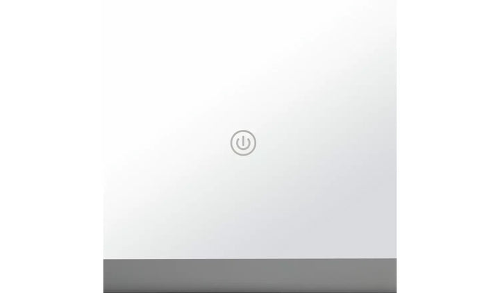 Habitat Rectangle Backlight LED Mirror - Black