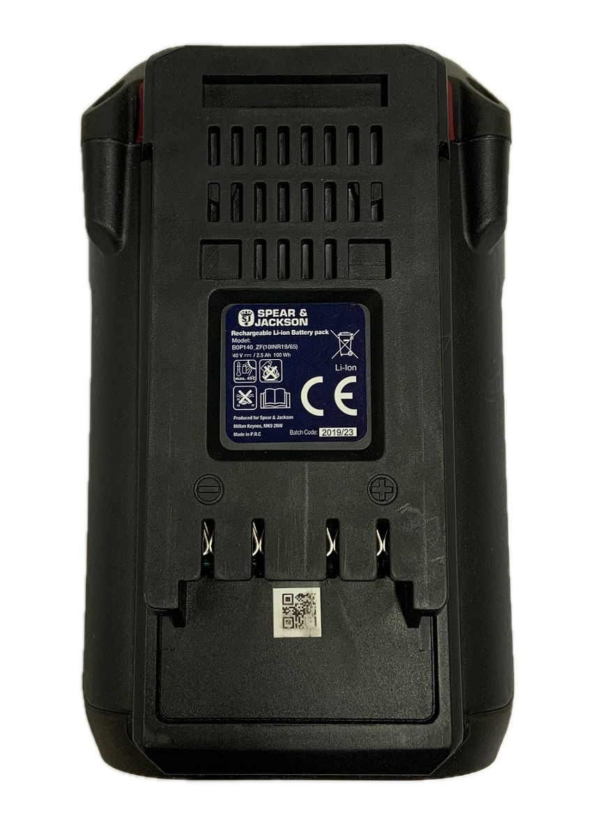 B0P140-ZF 40v Battery For Spear &amp; Jackson 40cm Cordless Lawnmower - S4040X2CR