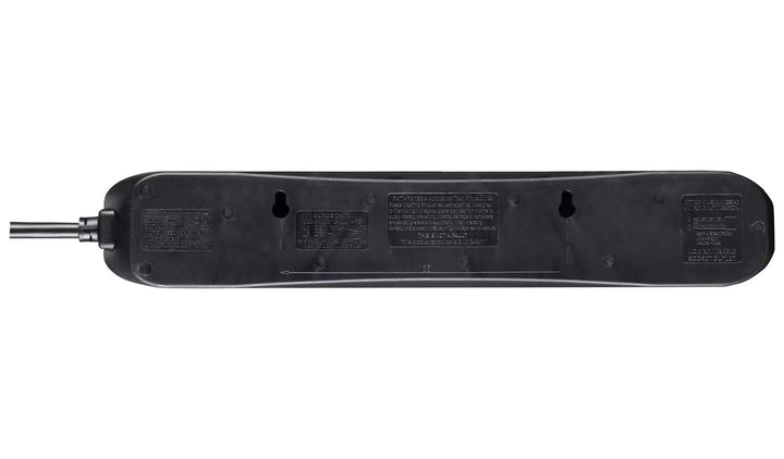 1m Surge Switched Protected Extension Lead - Black