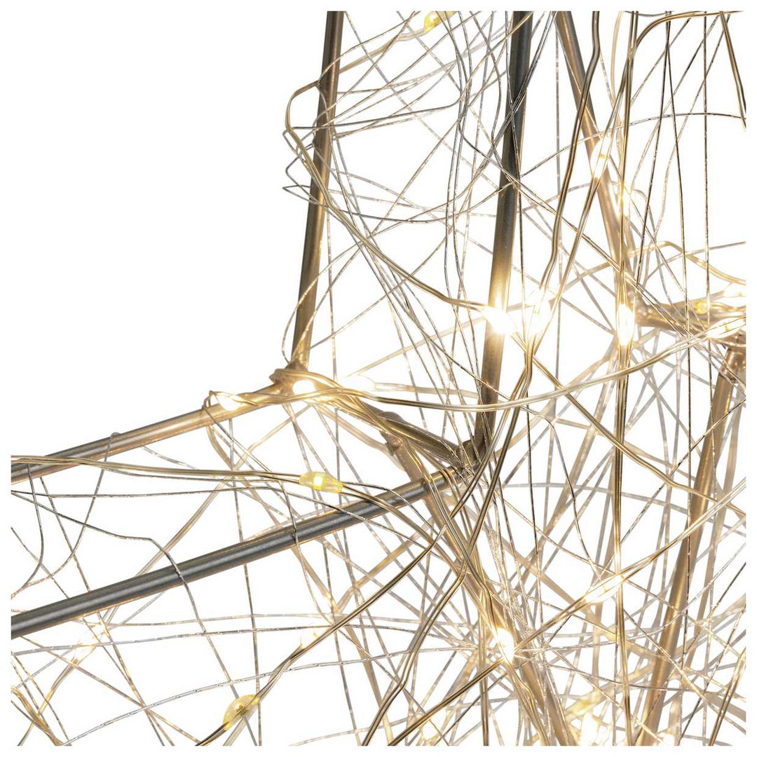 Habitat Warm White Star Shaped Christmas Light Wall Decoration