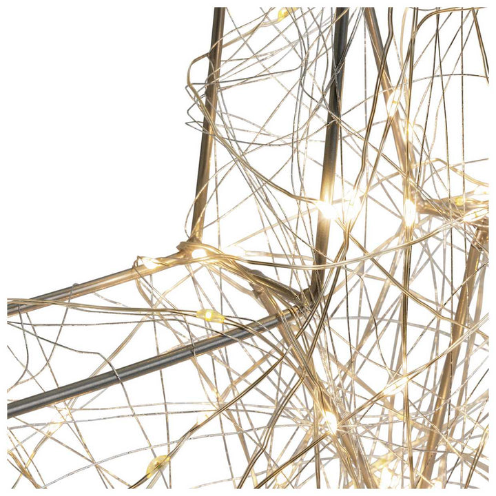 Habitat Warm White Star Shaped Christmas Light Wall Decoration