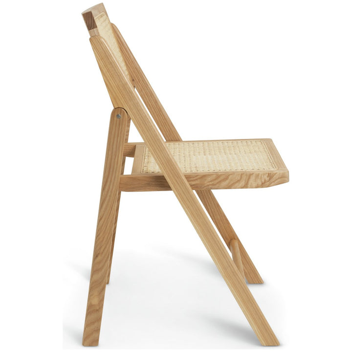 Habitat Peio Rattan Folding Dining Chair - Natural