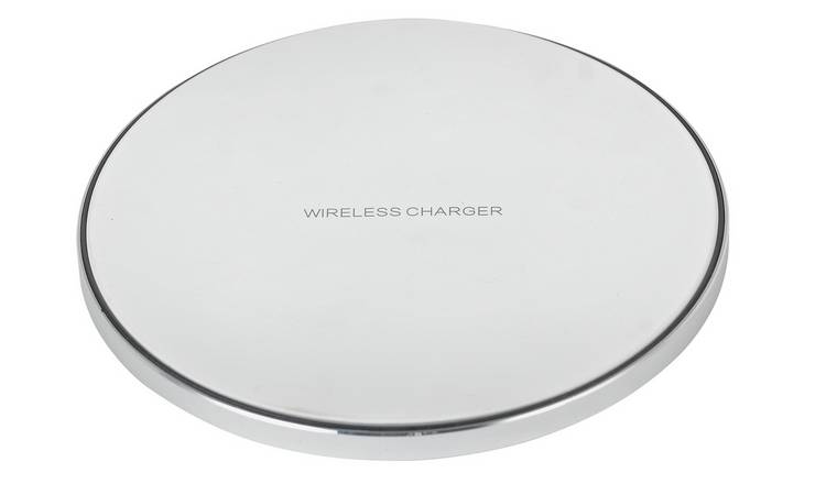 10W Wireless Fast Charge Smart Phone iPhone Charger Pad USB Powered - White