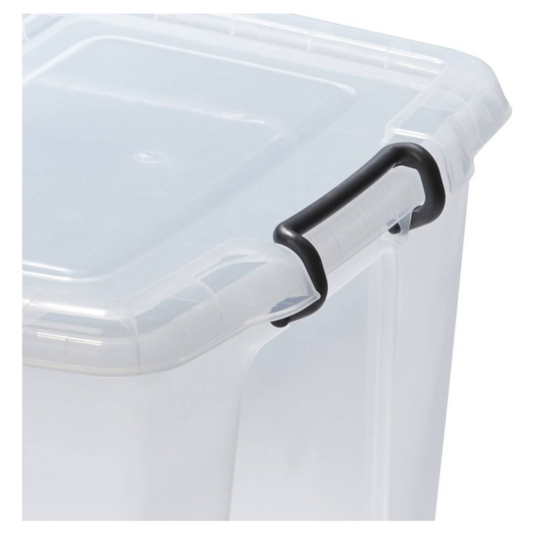 Strata Smart 24L Plastic Storage Boxes with Lid - Clear
