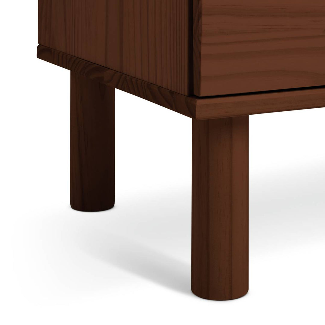 Habitat Akio 1 Drawer Bedside Table - Walnut