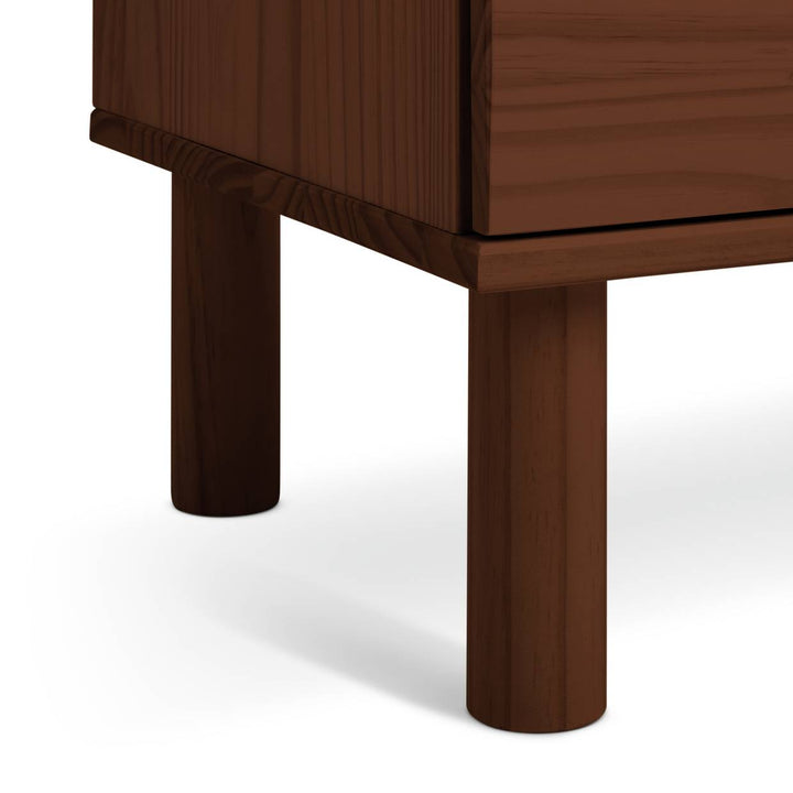 Habitat Akio 1 Drawer Bedside Table - Walnut