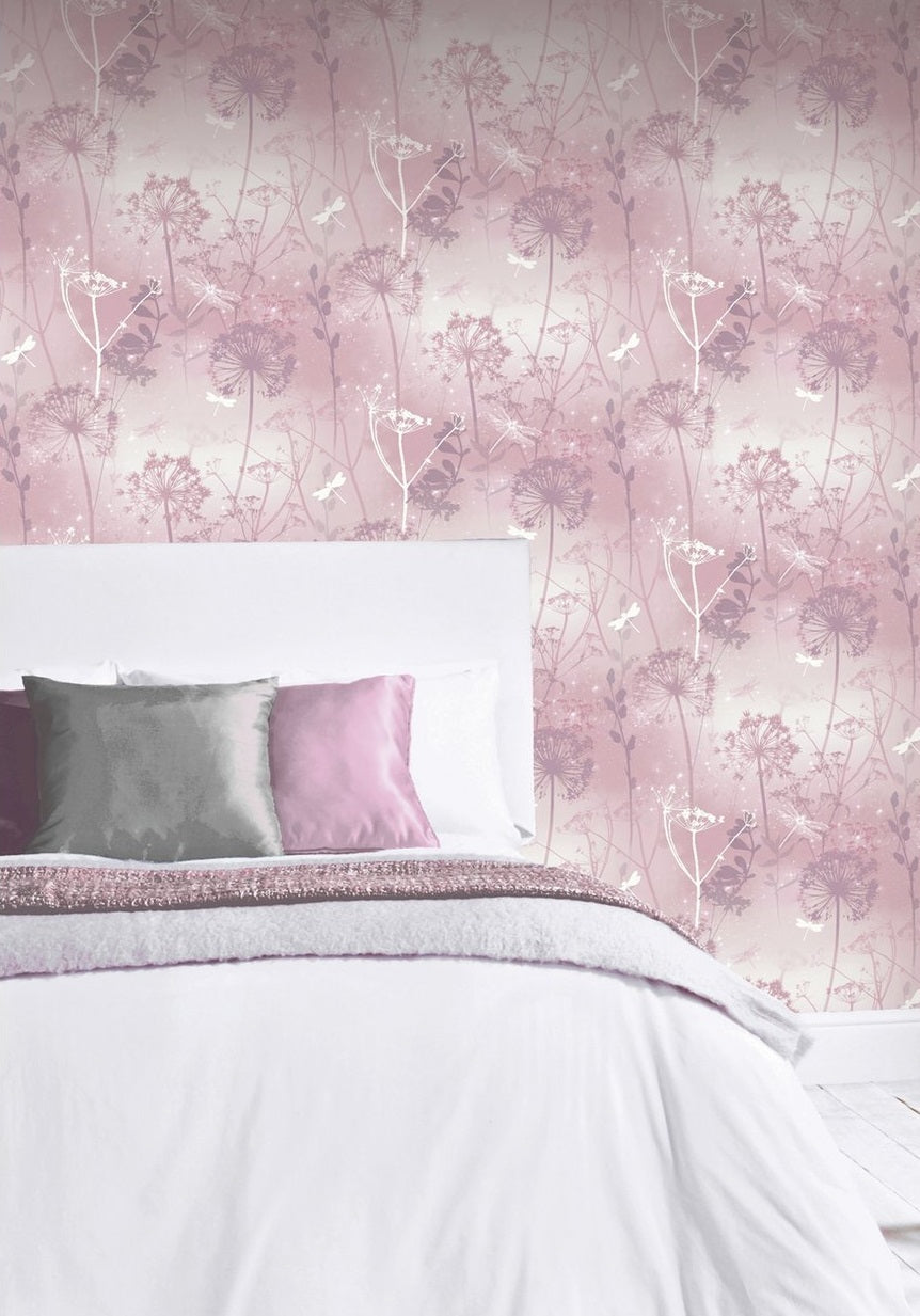 Fantasia Damselfly - Wallpaper By Blush Arthouse