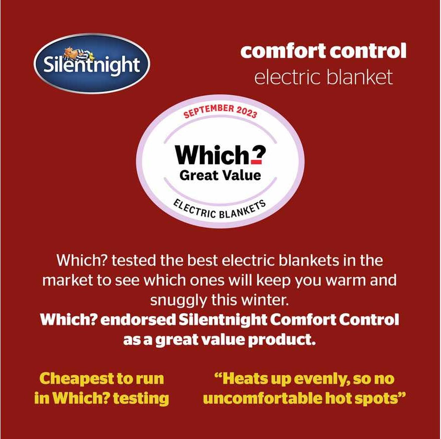 Silentnight Comfort Control Electric Underblanket - Double