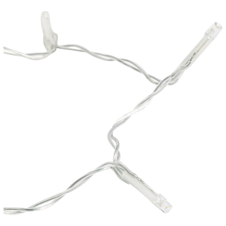 Habitat 160 Warm White LED Christmas Icicle Lights - 8.1m