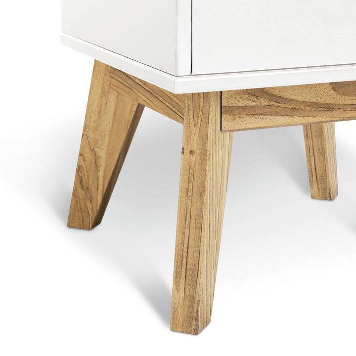 Habitat Pimlico 2 Drawer Bedside Table - White